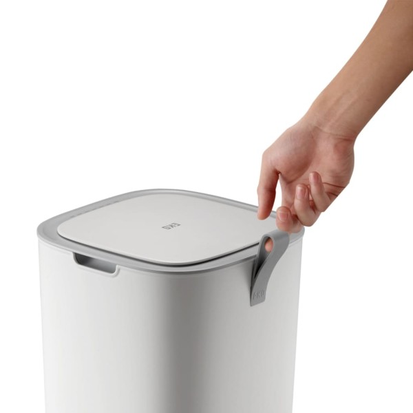 EKO Cubo de basura con sensor Morandi 30 L blanco