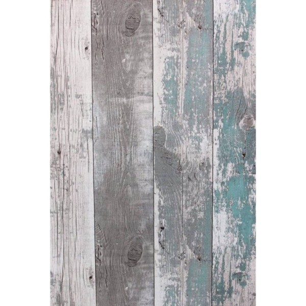 Noordwand Papel de pared Topchic Wooden Planks gris oscuro y