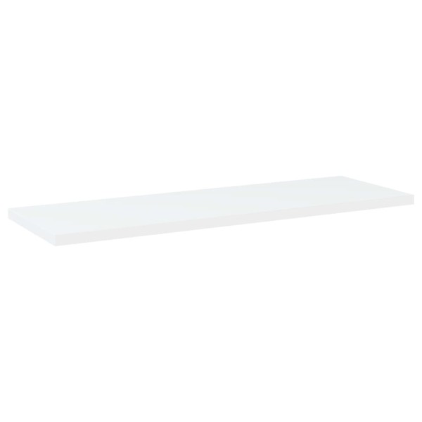 Estantes para estantería 8 uds contrachapada blanco 60x20x1,5cm