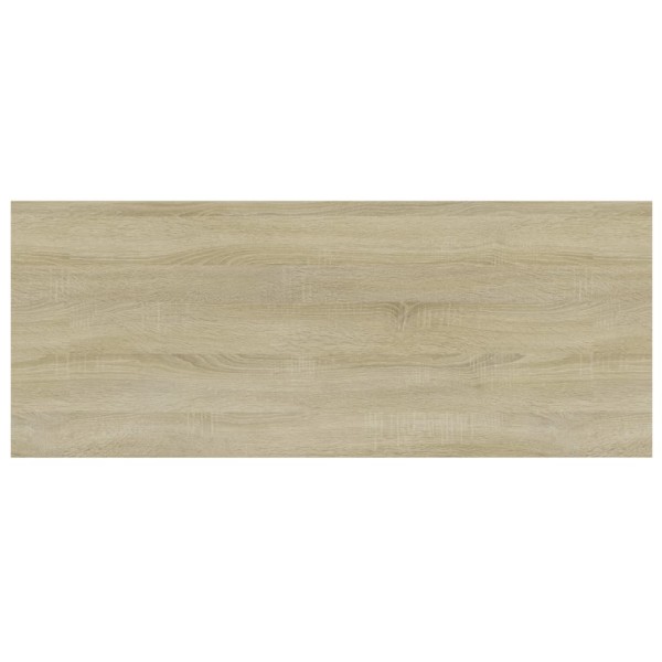 Estante estantería 4uds contrachapada roble Sonoma 100x40x1,5cm