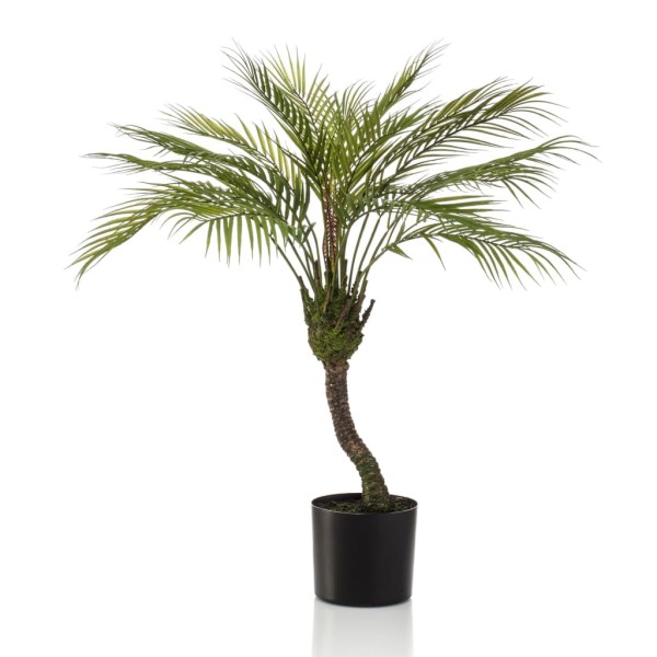 Emerald Palmera artificial Chamaedorea en maceta 85 cm