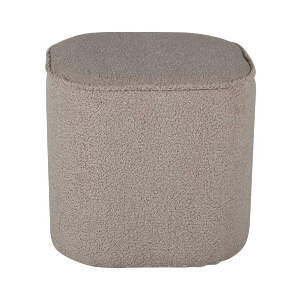 Venture Home Puf Piff felpa beige 44x44x41 cm