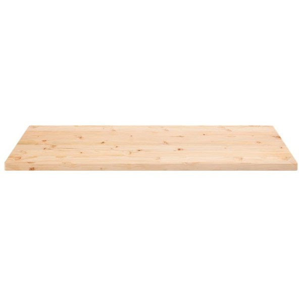 Tablero de mesa rectangular madera maciza de pino 100x60x2,5 cm