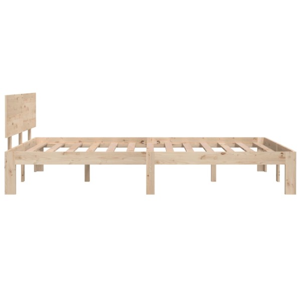 Estructura de cama madera maciza de pino 120x200 cm