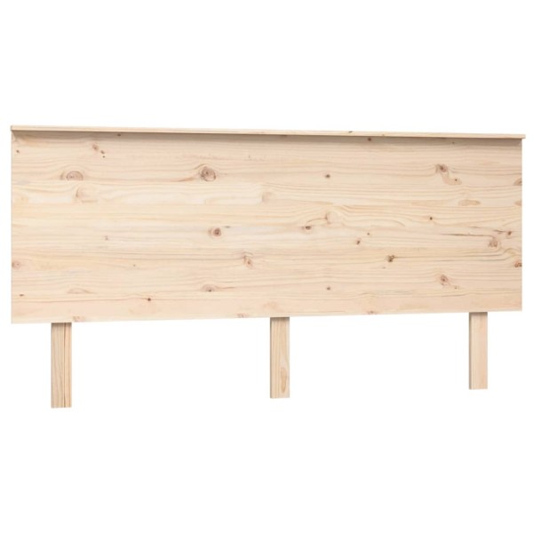 Cabecero de cama madera maciza de pino 164x6x82,5 cm