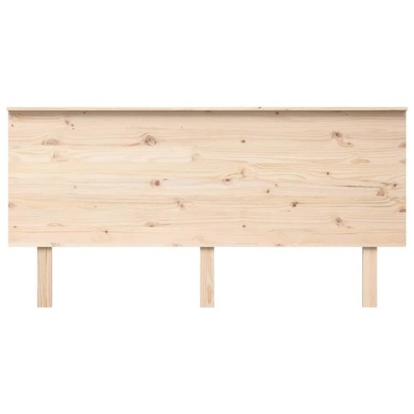 Cabecero de cama madera maciza de pino 164x6x82,5 cm