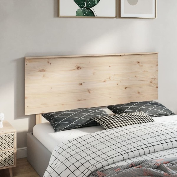 Cabecero de cama madera maciza de pino 164x6x82,5 cm