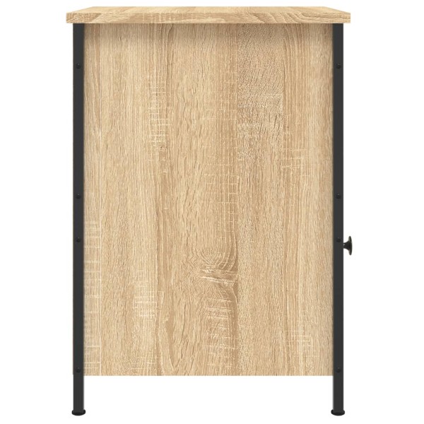 Mesitas noche 2 uds madera contrachapada color roble 40x42x60cm