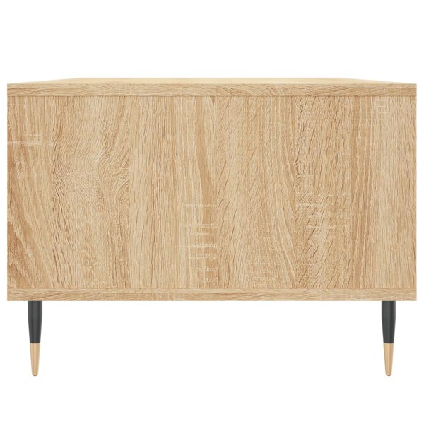 Mesa de centro madera contrachapada roble Sonoma 90x50x36,5 cm