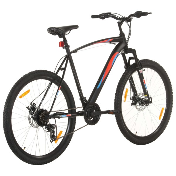 Bicicleta montaña 21 velocidades 29 pulgadas rueda 53 cm negro