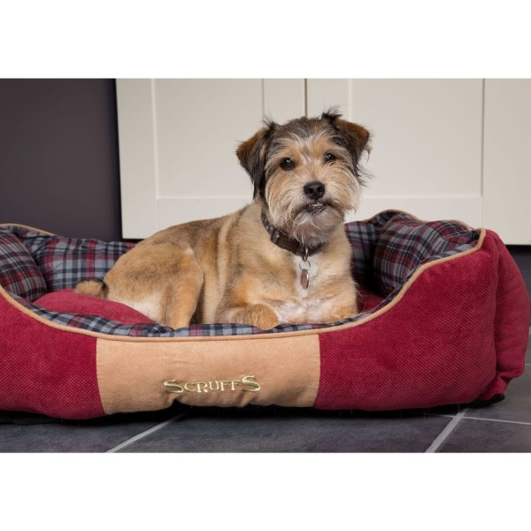 Scruffs Cama para mascotas Highland rojo XL