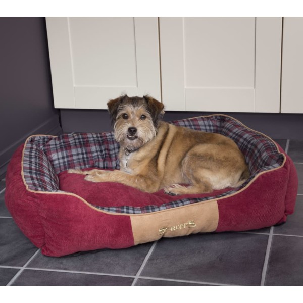 Scruffs Cama para mascotas Highland rojo XL