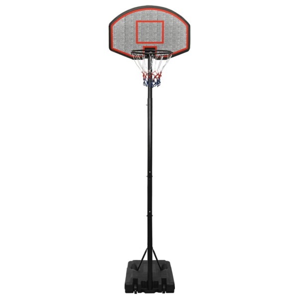 Canasta de baloncesto polietileno negro 282-352 cm