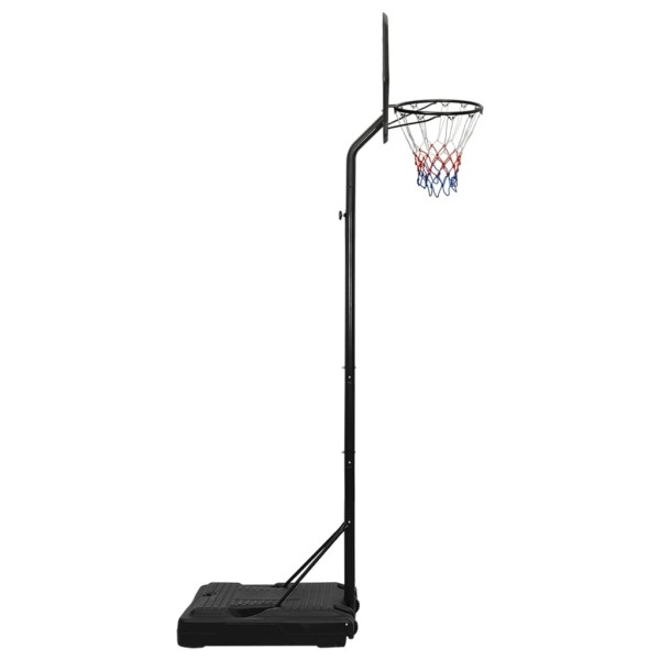 Canasta de baloncesto polietileno negro 282-352 cm