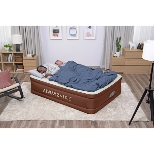 Bestway Cama hinchable AlwayzAire con bomba integrada 203x152x51 cm