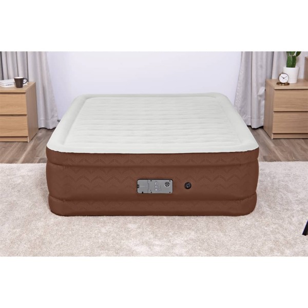 Bestway Cama hinchable AlwayzAire con bomba integrada 203x152x51 cm