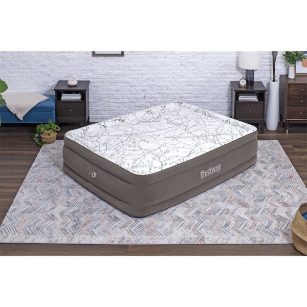 Bestway Cama hinchable con bomba integrada 203x152x46 cm