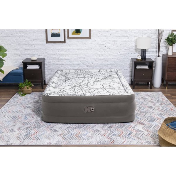 Bestway Cama hinchable con bomba integrada 203x152x46 cm