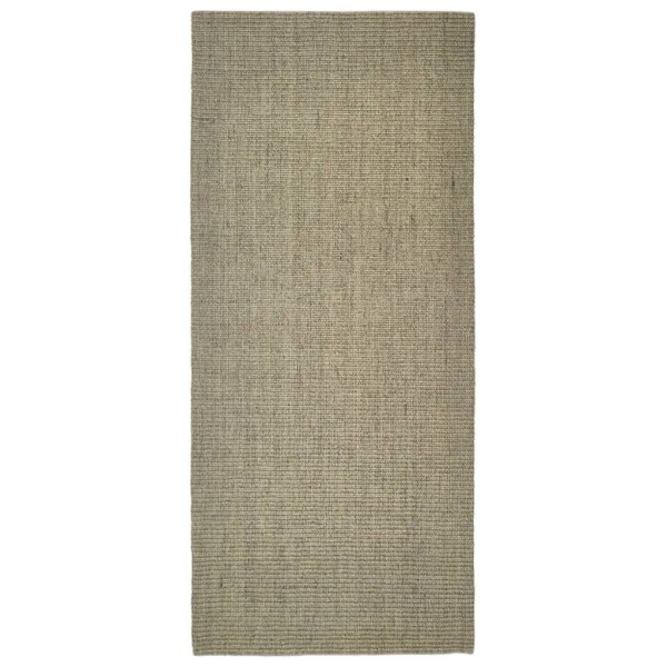 Alfombra de sisal para rascador gris taupe 80x150 cm