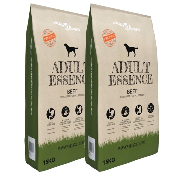 Comida seca para perros Adult Essence Beef 2 uds 30 kg