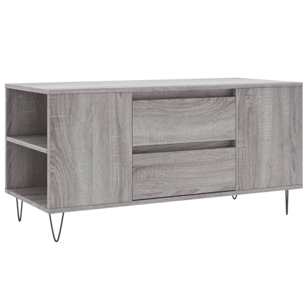 Mesa de centro madera de ingeniería gris Sonoma 102x44,5x50 cm