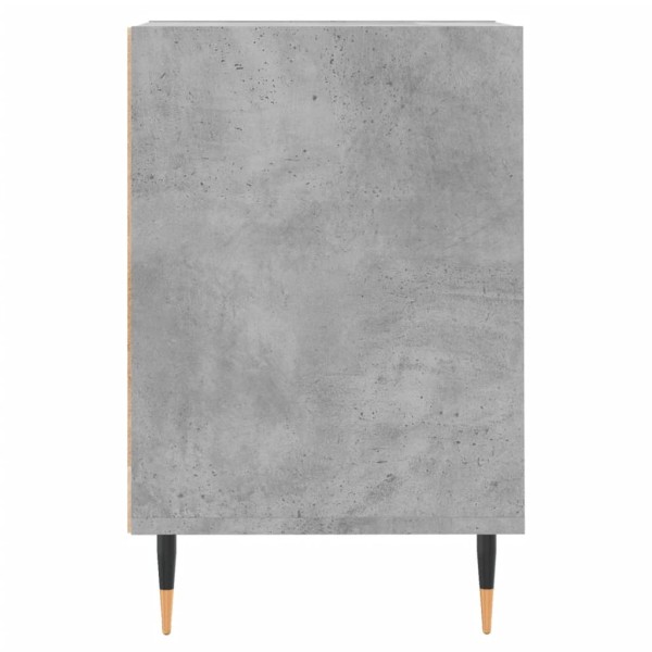 Mueble para TV madera contrachapada gris hormigón 100x35x55 cm