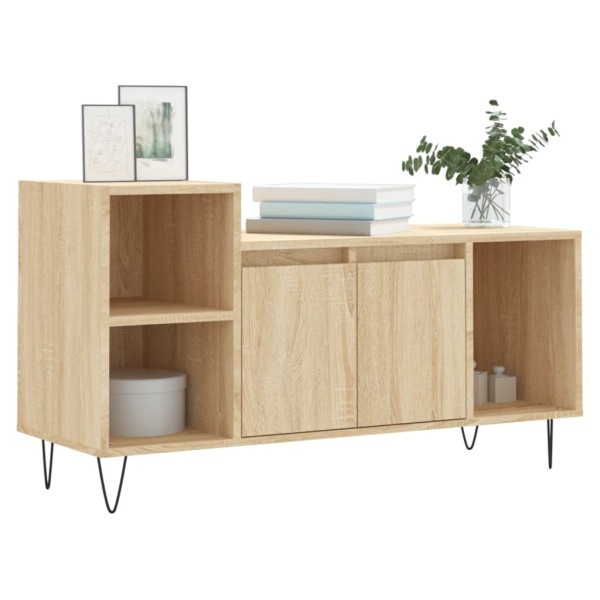 Mueble para TV madera contrachapada roble Sonoma 100x35x55 cm