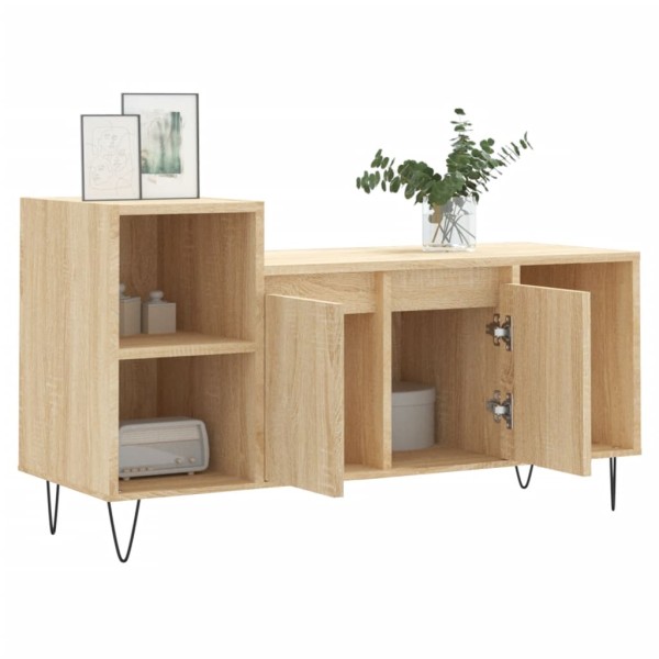 Mueble para TV madera contrachapada roble Sonoma 100x35x55 cm