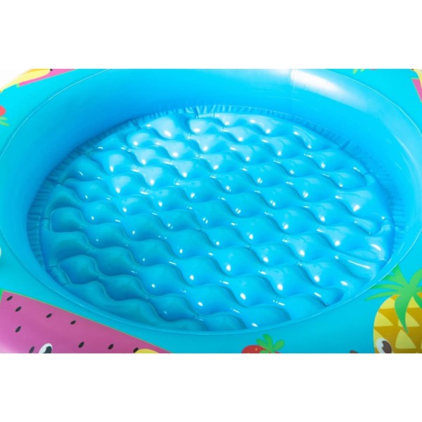 Bestway Piscina infantil con toldo dibujos de frutas 94x89x79 cm 26 L