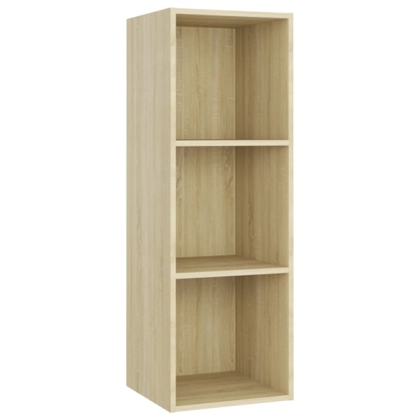 Mueble para TV madera contrachapada roble Sonoma 107x35x37 cm