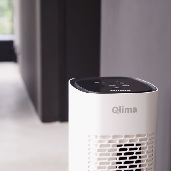 Qlima Purificador de aire con filtro HEPA A68 blanco 50 W