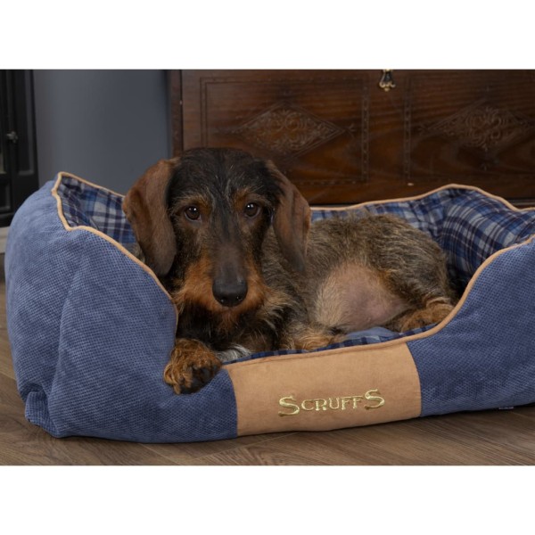 Scruffs Cama para mascotas Highland azul XL