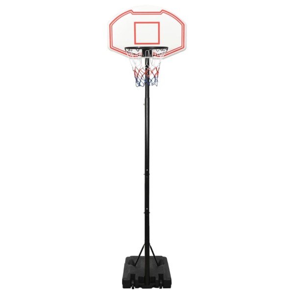 Canasta de baloncesto polietileno blanco 282-352 cm