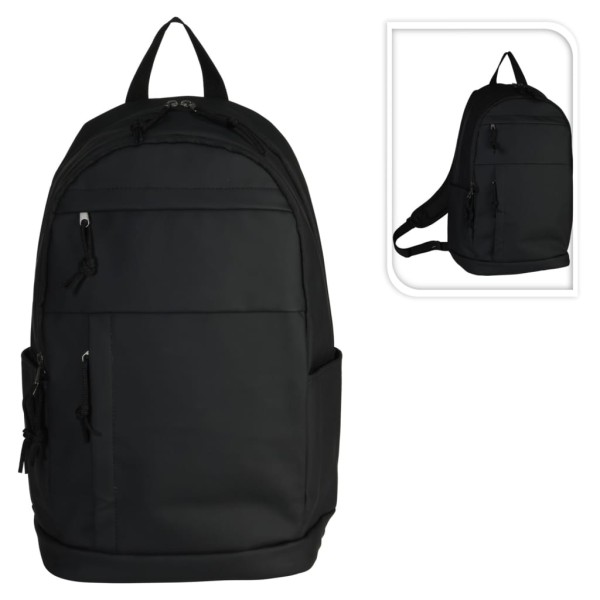 ProWorld Mochila de neopreno negra 47x30x18 cm