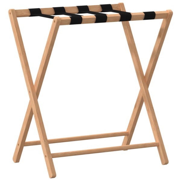 Soporte para maletas bambú 68,5x38x58 cm