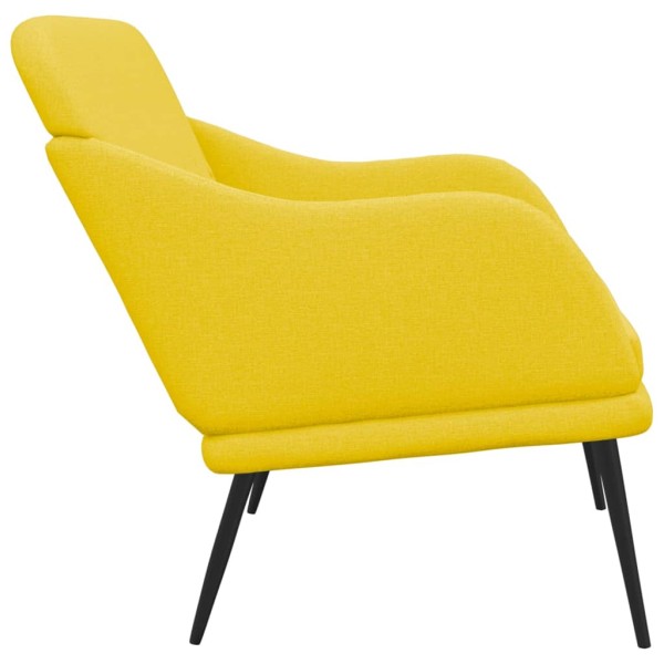 Banco de tela amarillo claro 110x76x80 cm