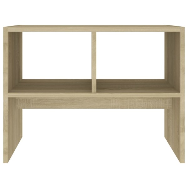 Mesa auxiliar de madera contrachapada roble Sonoma 60x40x45 cm