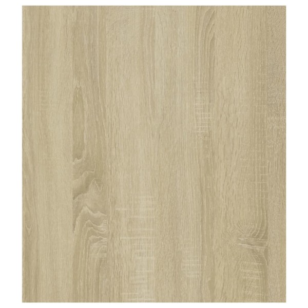 Mesa auxiliar de madera contrachapada roble Sonoma 60x40x45 cm