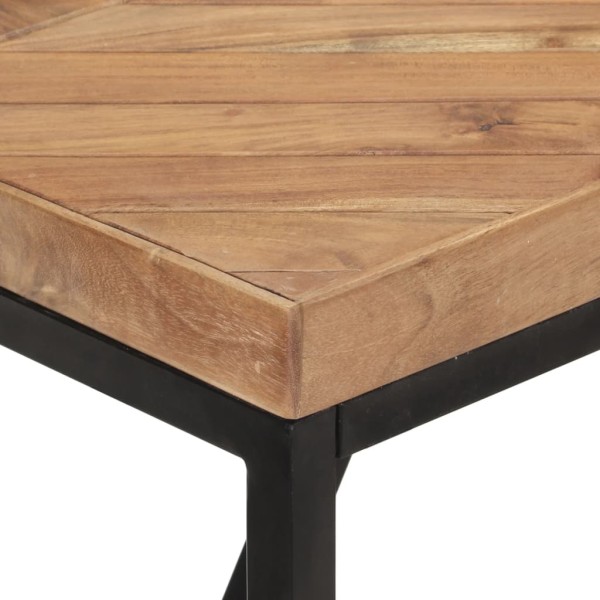 Mesa de comedor madera maciza de acacia y mango 160x70x76 cm