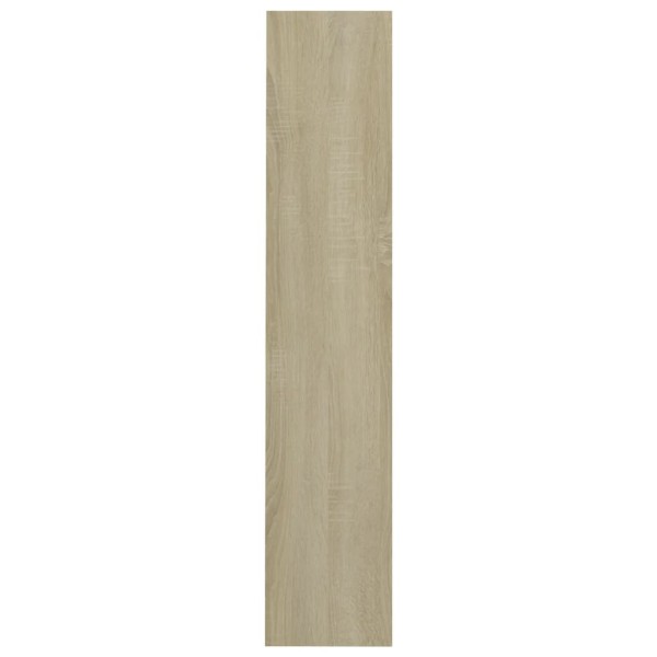 Zapatero de pared madera contrachapada roble Sonoma 80x18x90 cm