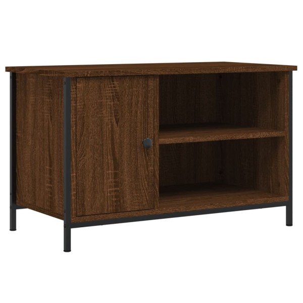 Mueble para TV madera contrachapada marrón roble 80x40x50 cm