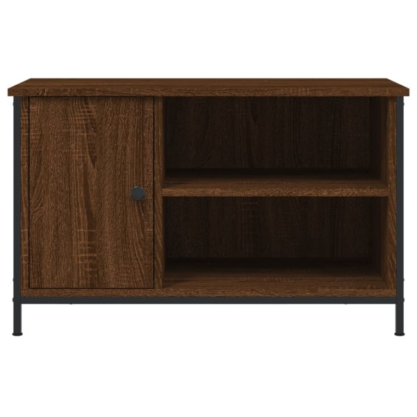 Mueble para TV madera contrachapada marrón roble 80x40x50 cm