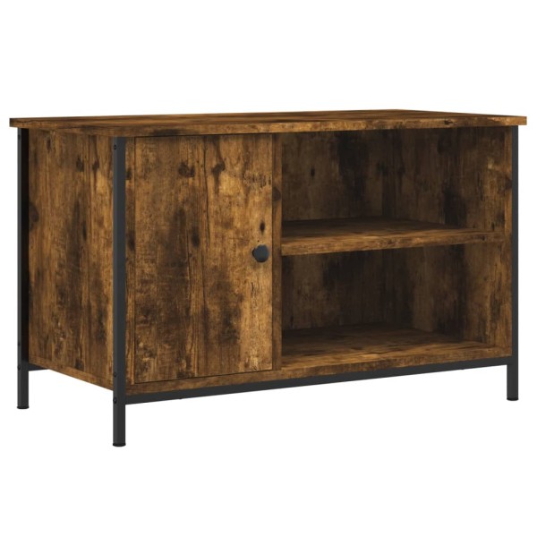 Mueble para TV madera contrachapada roble ahumado 80x40x50 cm