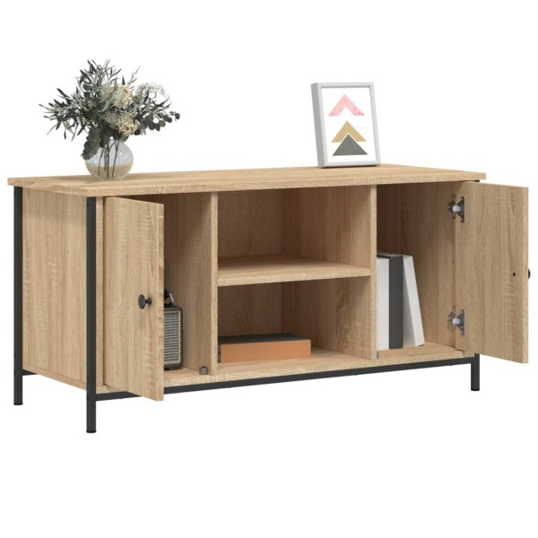 Mueble para TV madera contrachapada roble Sonoma 100x40x50 cm