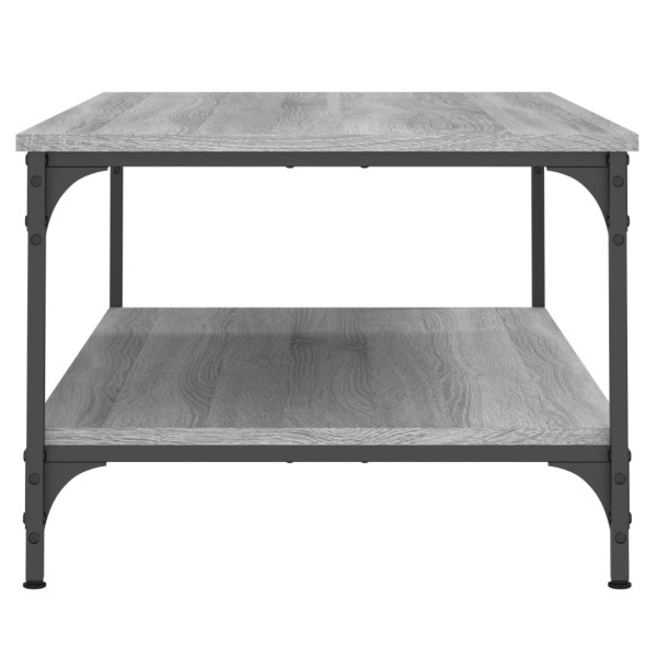 Mesa de centro madera de ingeniería gris Sonoma 100x55x40 cm