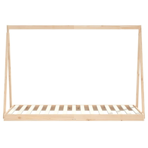 Estructura de cama infantil madera maciza de pino 90x190 cm