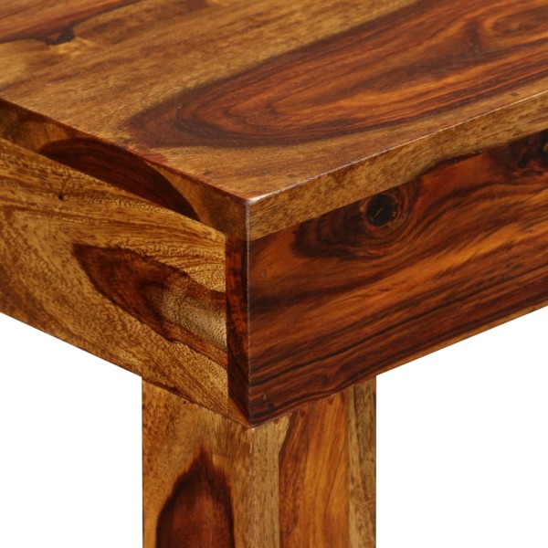 Mesa consola de madera de Sheesham maciza 120x35x75 cm