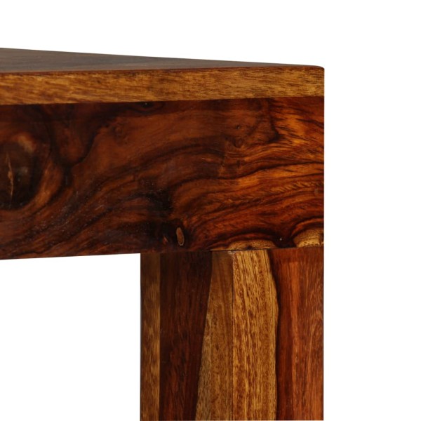 Mesa consola de madera de Sheesham maciza 120x35x75 cm