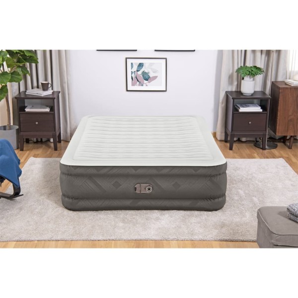 Bestway Cama hinchable con bomba integrada Fortech 203x152x46 cm