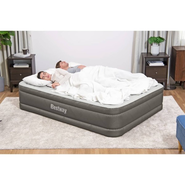 Bestway Cama hinchable con bomba integrada Fortech 203x152x46 cm